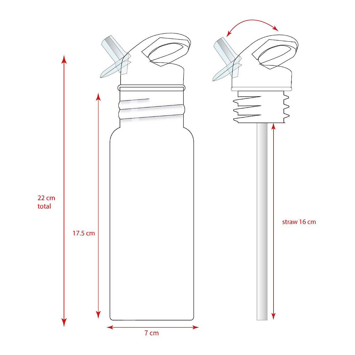 Drinkfles Pret Take A Sip - 500ml