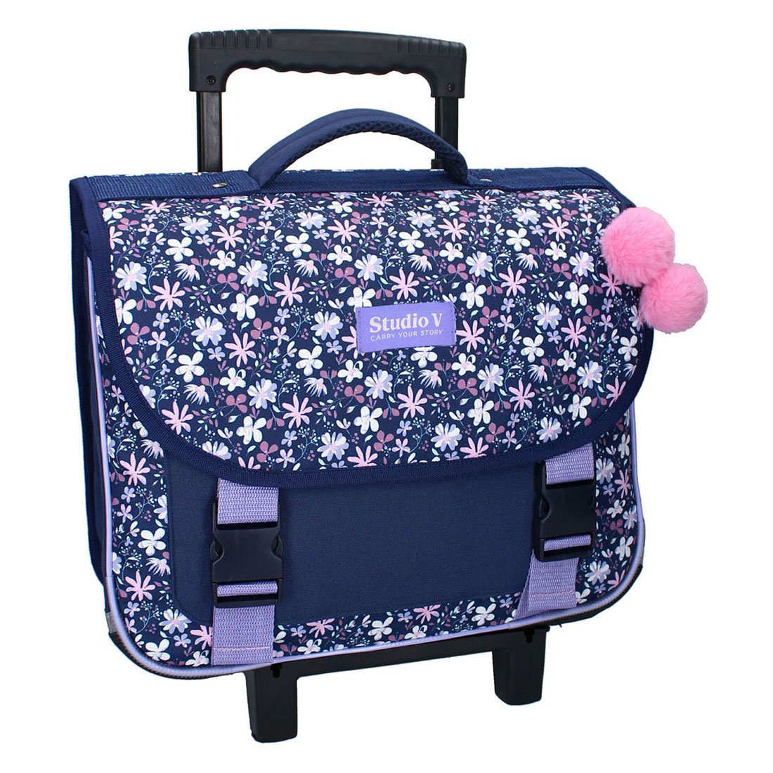 Milky Kiss Flower Bomb Trolley-Boekentas