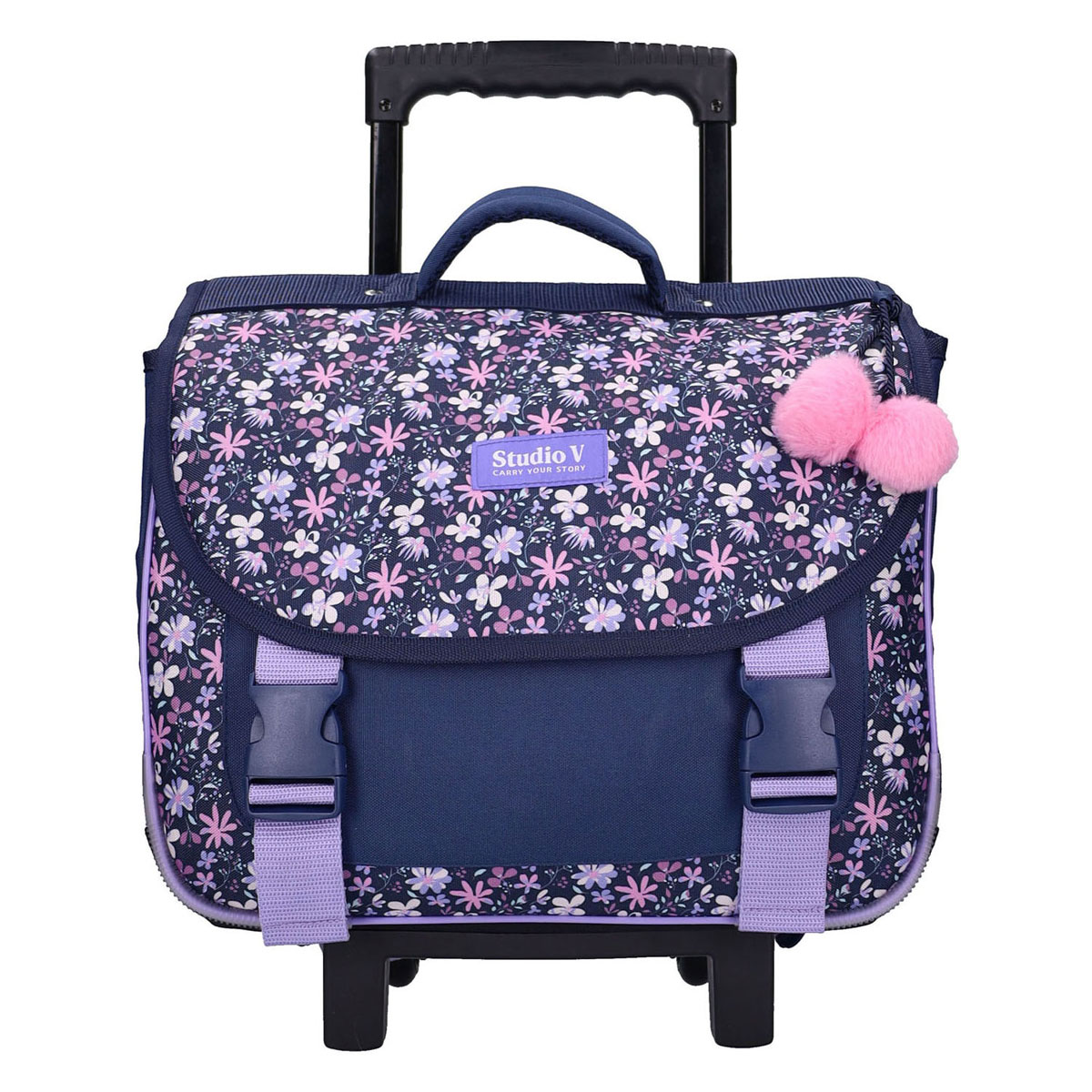 Milky Kiss Flower Bomb Trolley-Boekentas