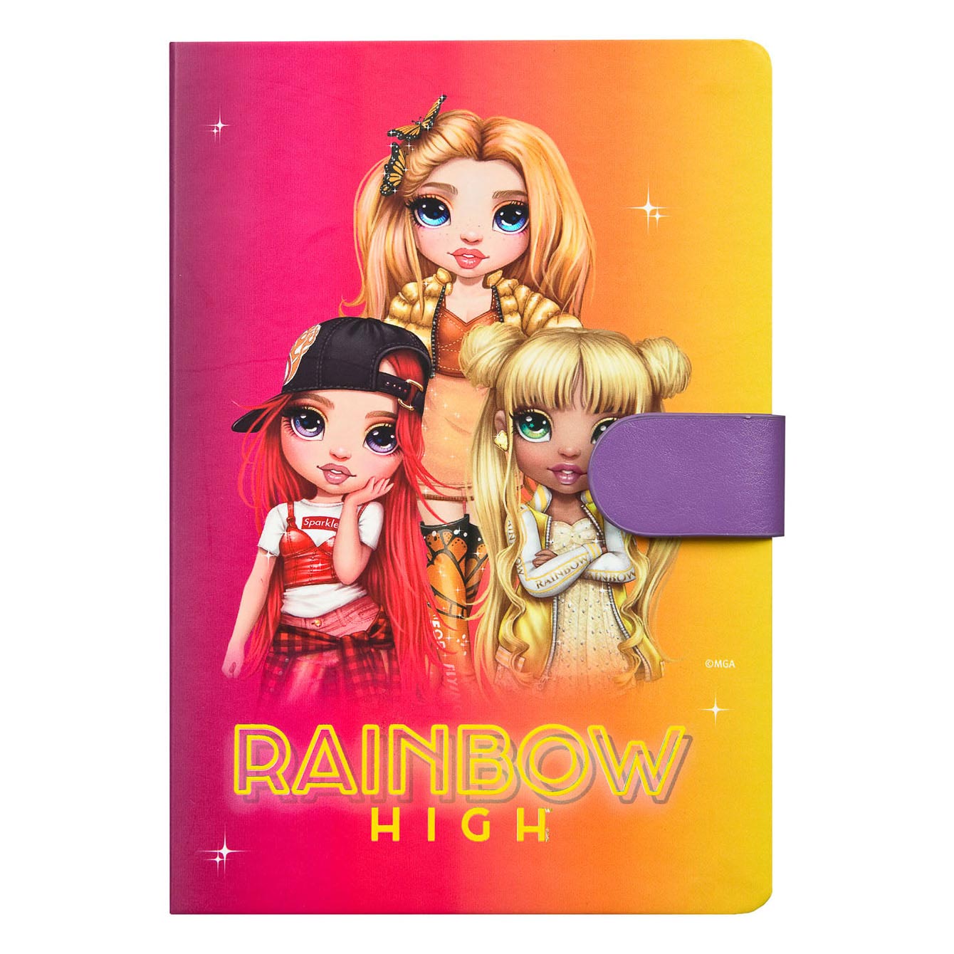 Undercover Rainbow High Notitieboek met Magnetische Sluiting