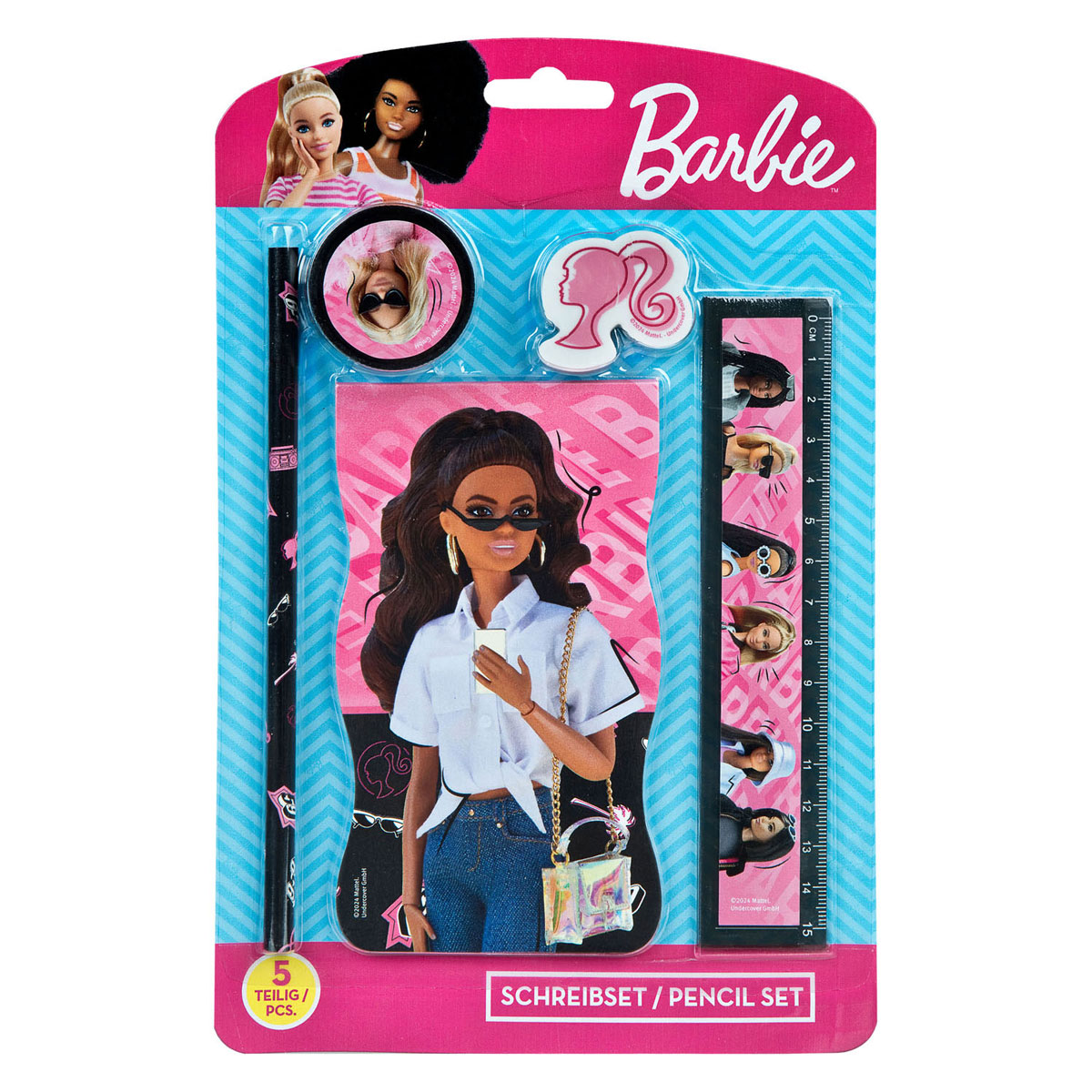 Schreibset Barbie, 5-tlg.