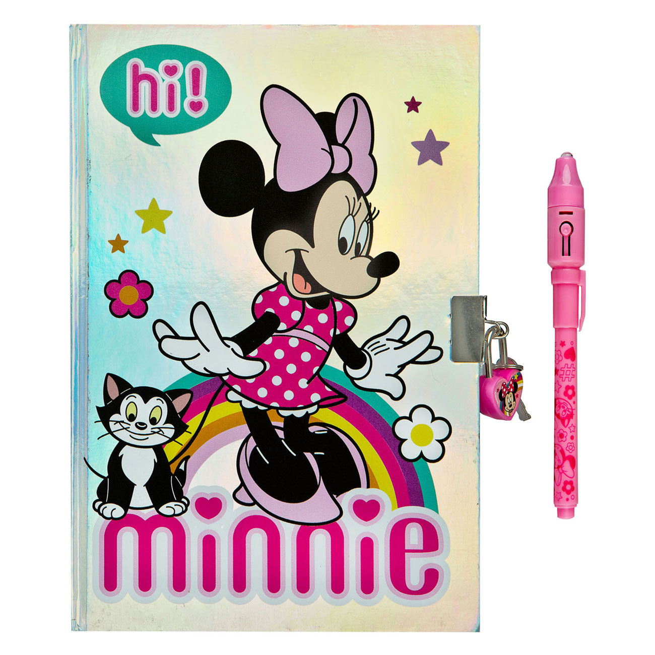 Journal secret Minnie Mouse avec stylo UV