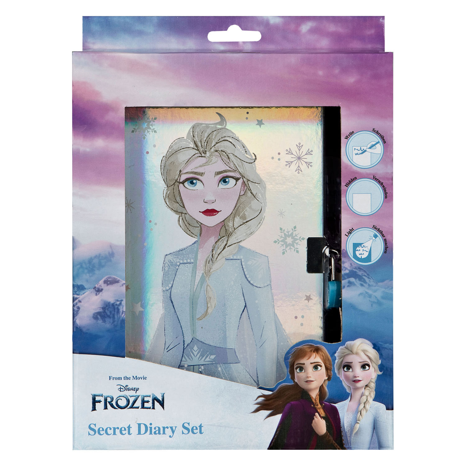 Geheim Dagboek Frozen met UV-pen