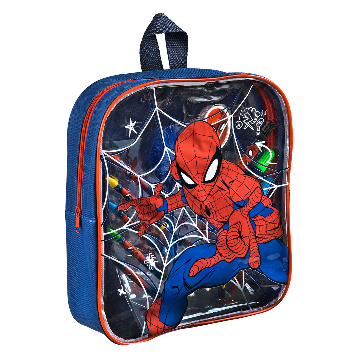 Farbset Spiderman im Rucksack