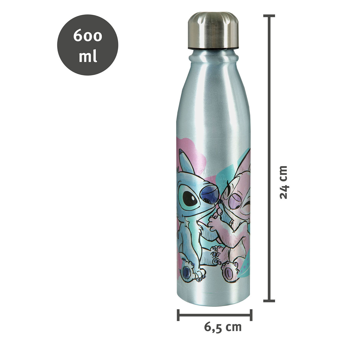 Trinkflasche Stitch Aluminium