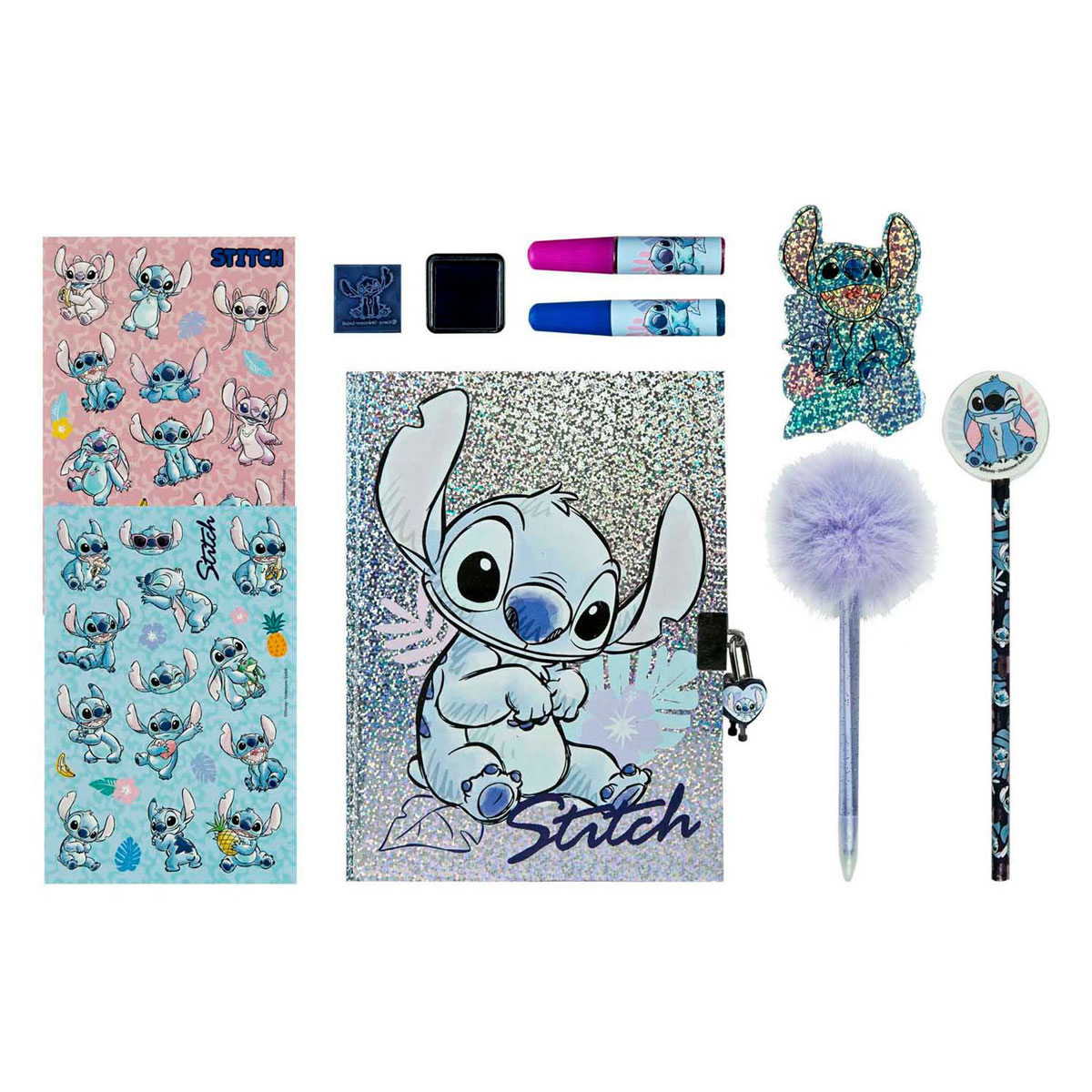 Stich-Glitzer-Tagebuch-Set