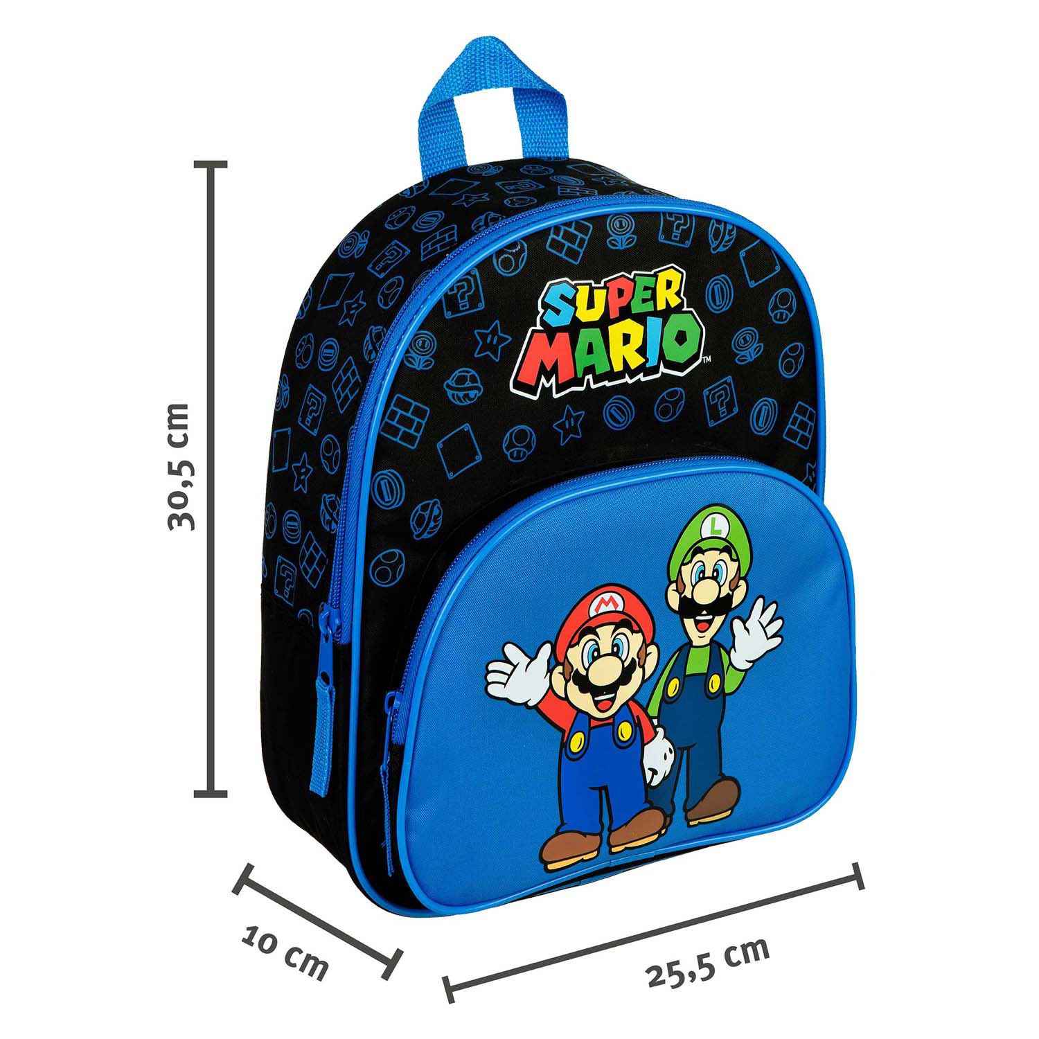 Rugzak met Voorvak Super Mario Blauw