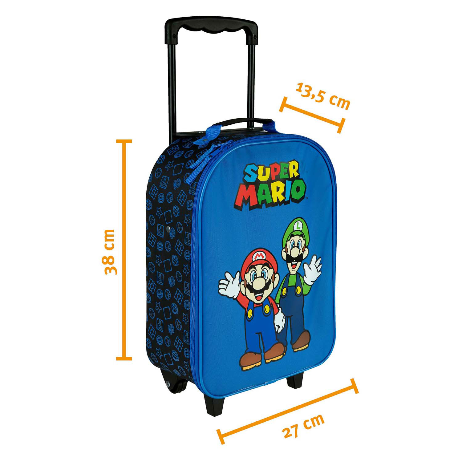 Kindertrolley Super Mario Blauw