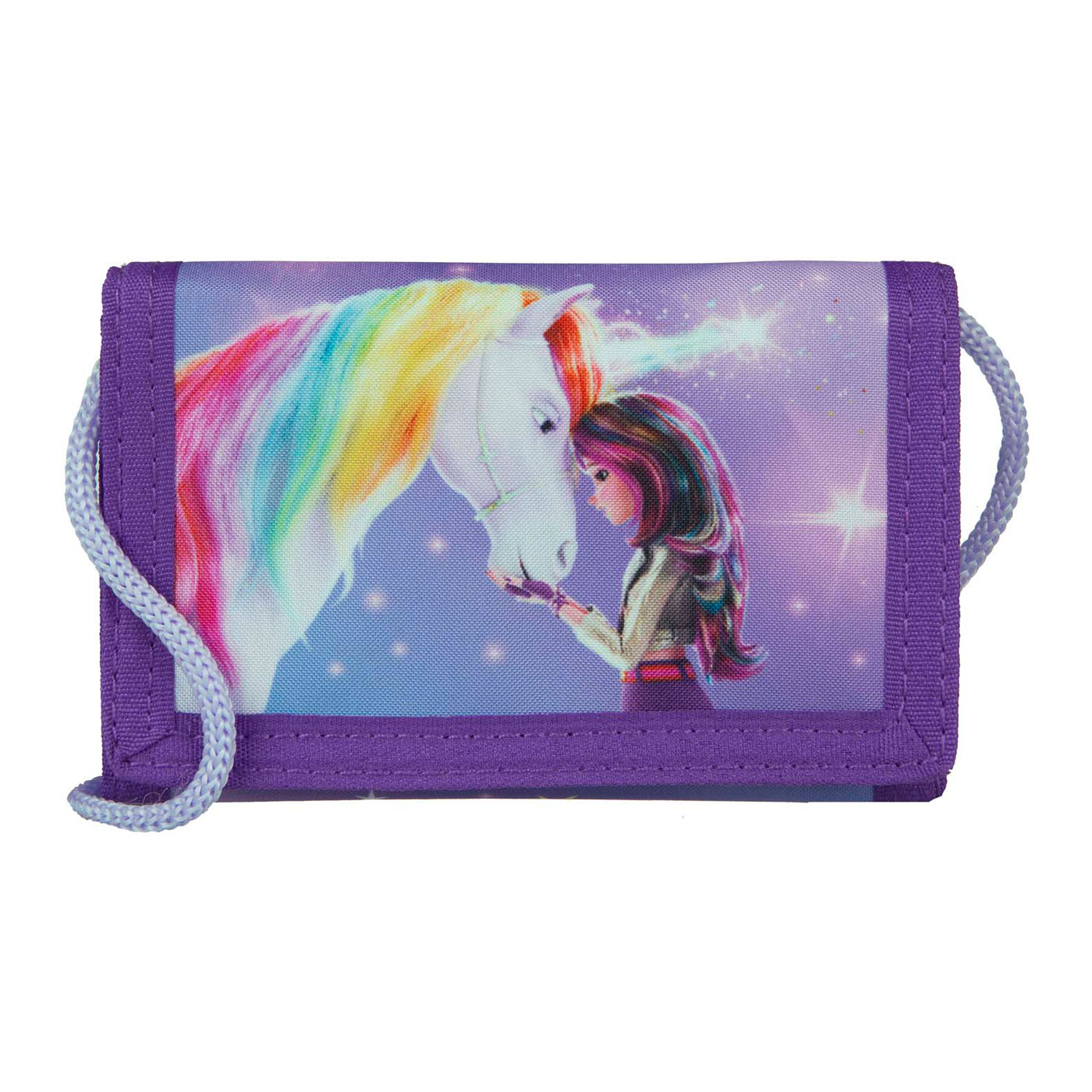 Portefeuille Unicorn Academy avec cordon de serrage