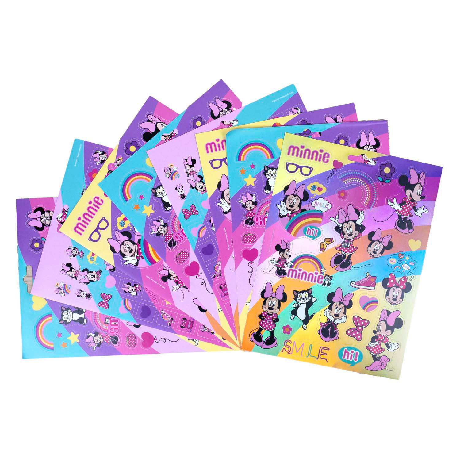 Stickerboek Minnie Mouse met 8 Vellen