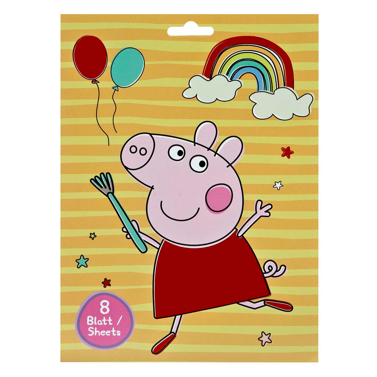 Stickerboek Peppa Pig met 8 Vellen