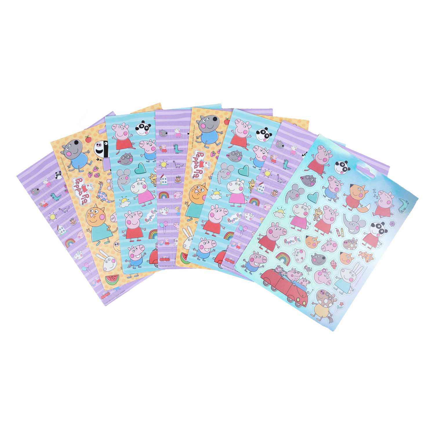 Stickerboek Peppa Pig met 8 Vellen