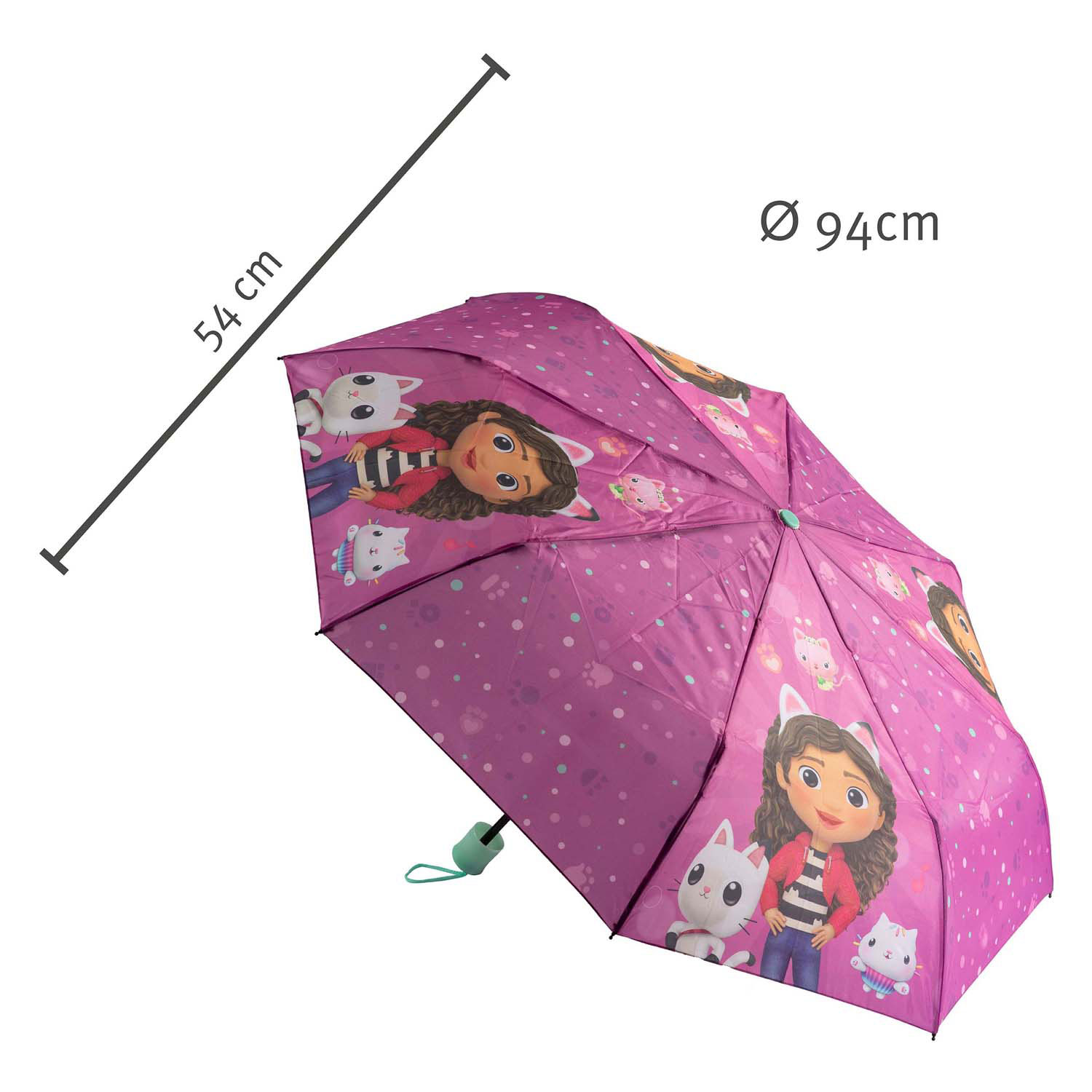 Paraplu Gabby's Poppenhuis, 94cm
