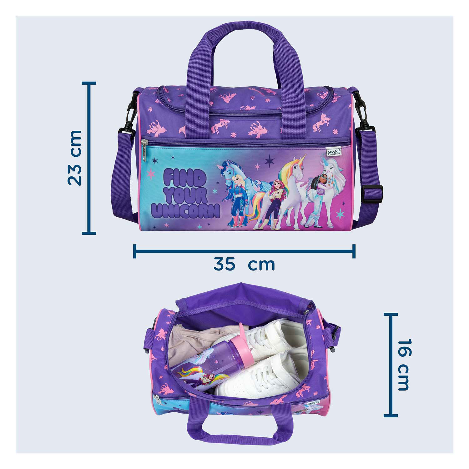 Sporttas Unicorn Academy