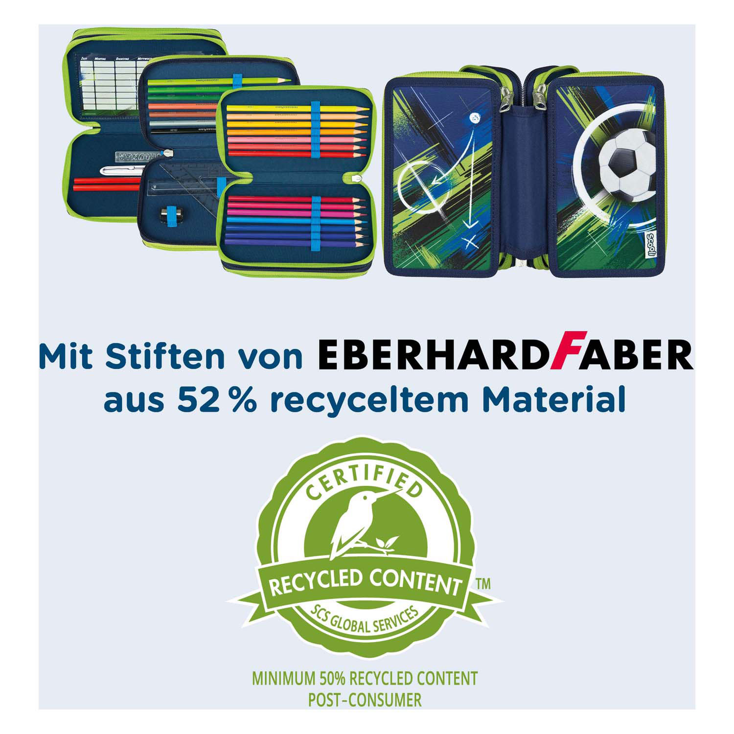 Drievaks Etui Voetbal