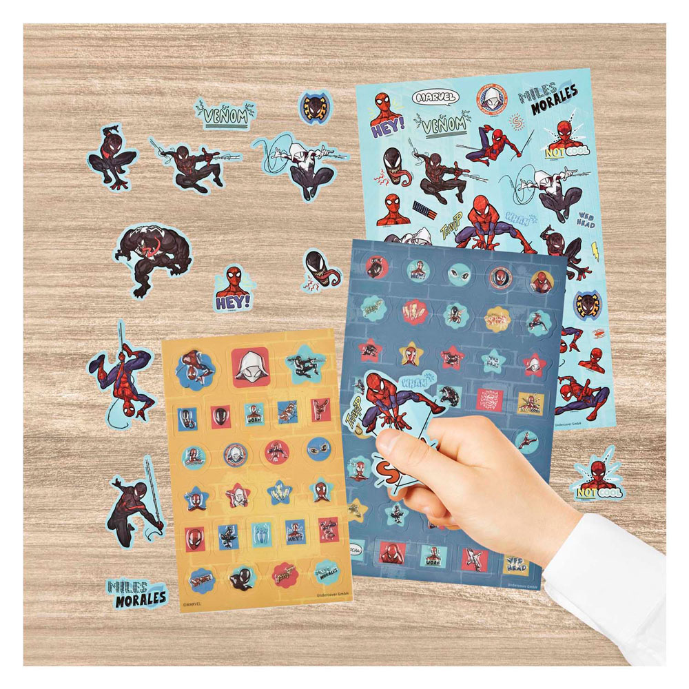 Super Sticker Set Spiderman - 500+st.