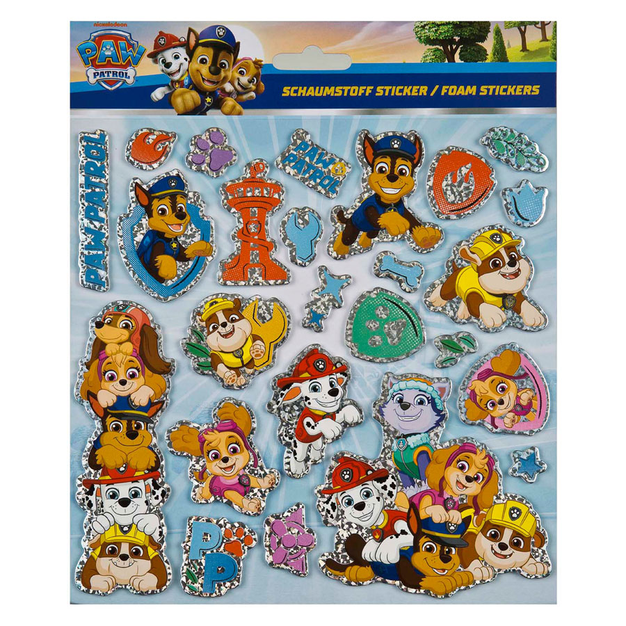Foam Stickers Paw Patrol