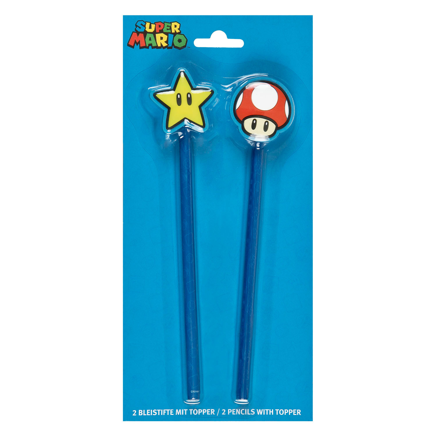 Ensemble de crayons Super Mario - 2 pièces.