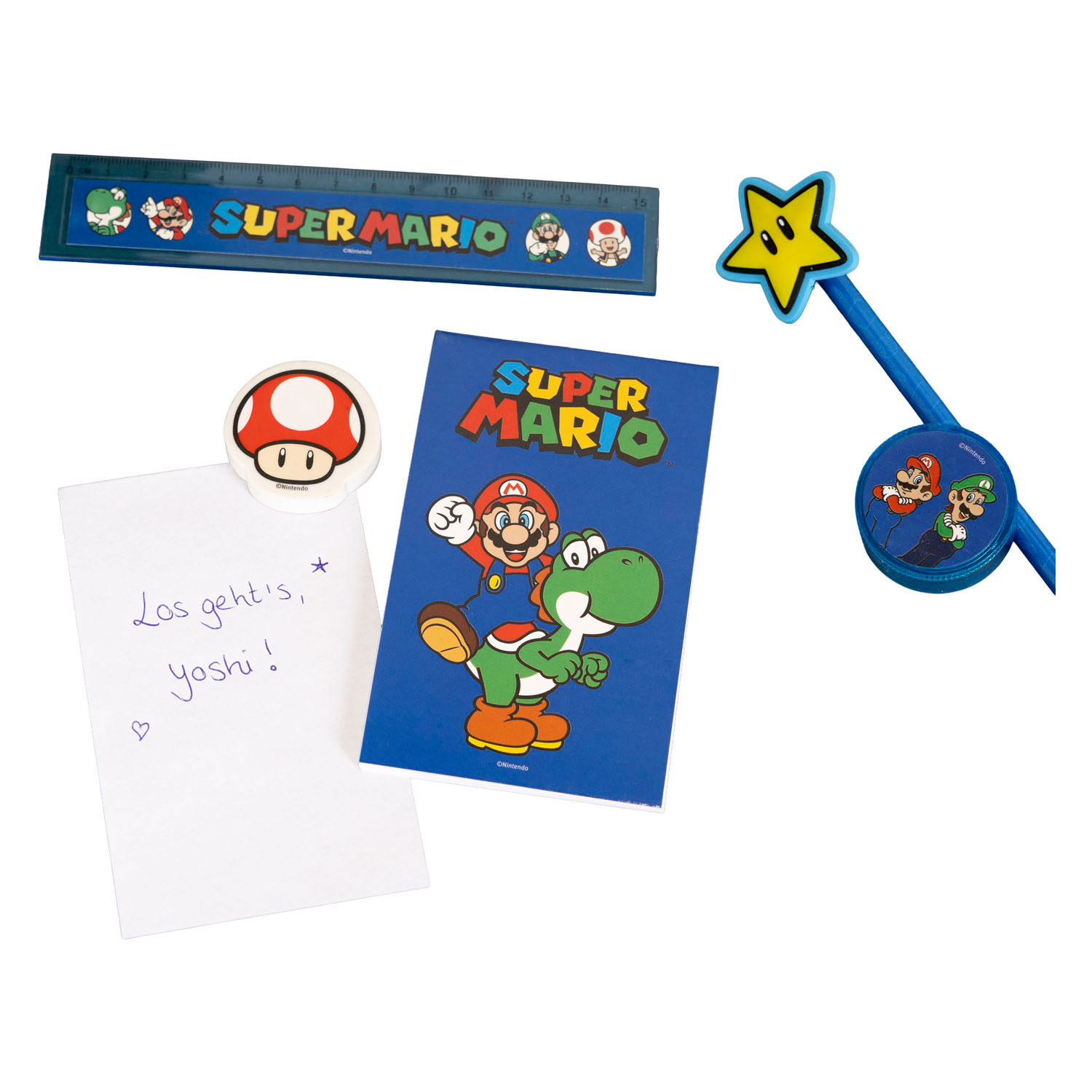 Schrijfset Super Mario - 6dlg.