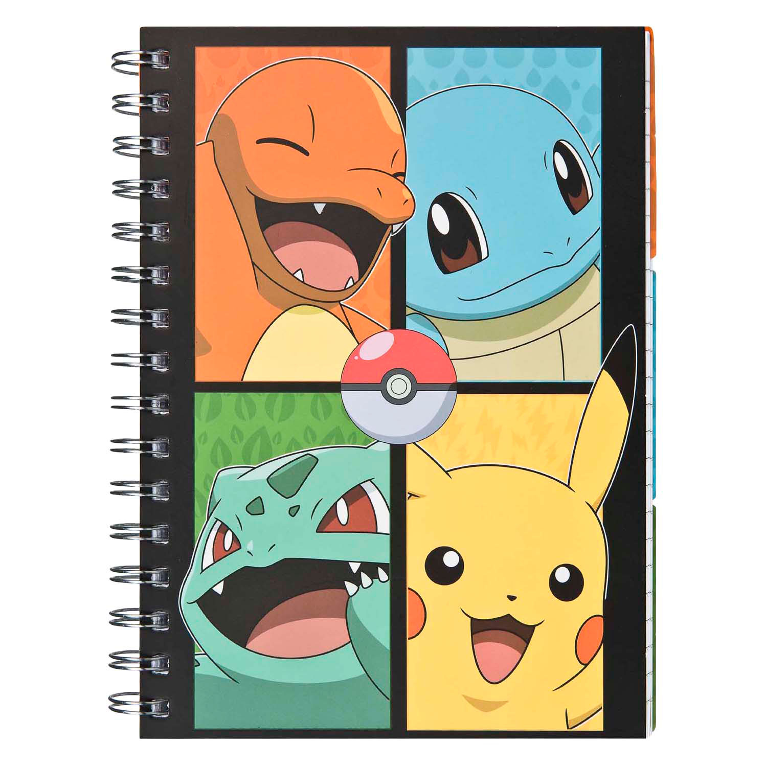 Notitieboek met 3 Tabbladen Pokemon
