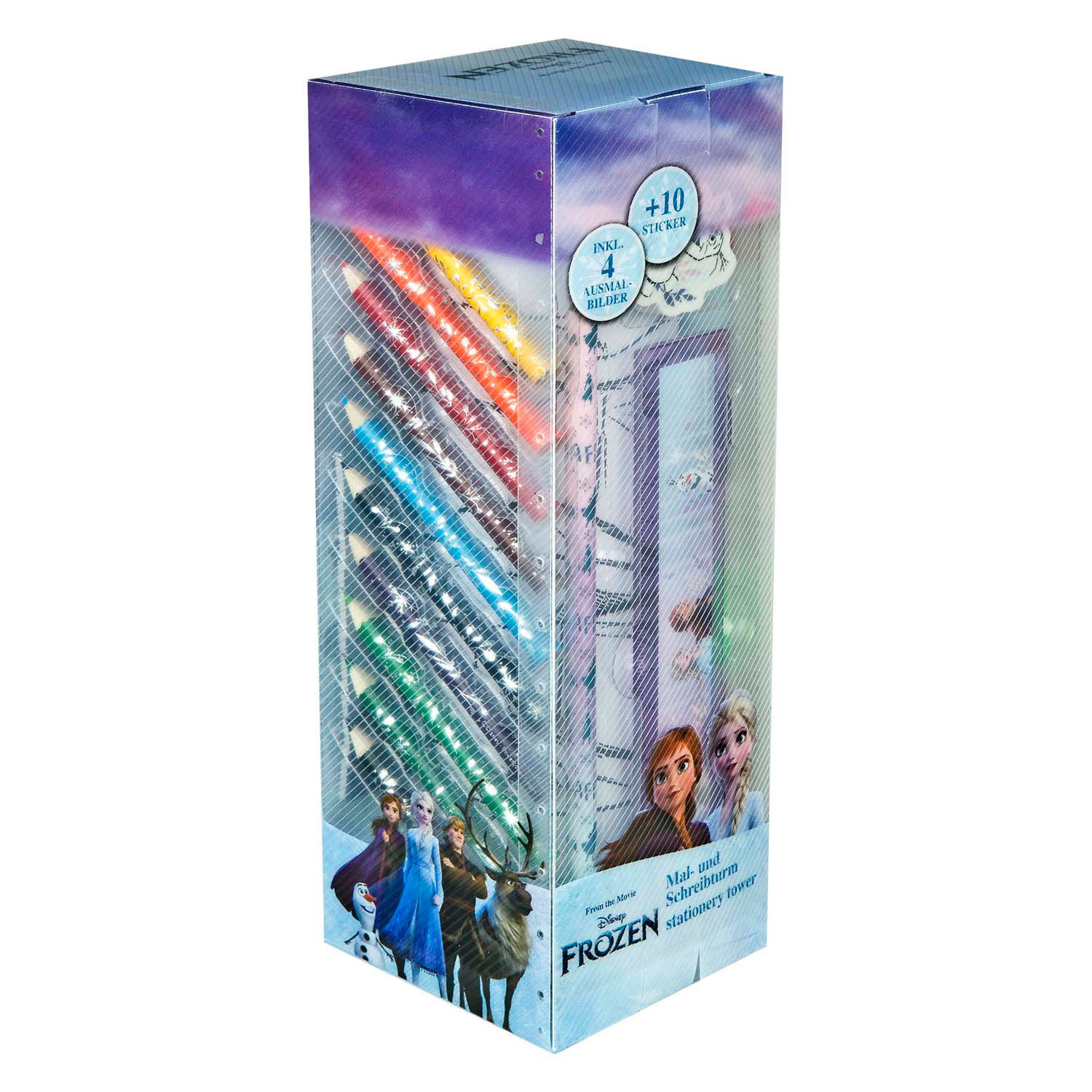 Tour de papeterie Frozen - 35 pièces.