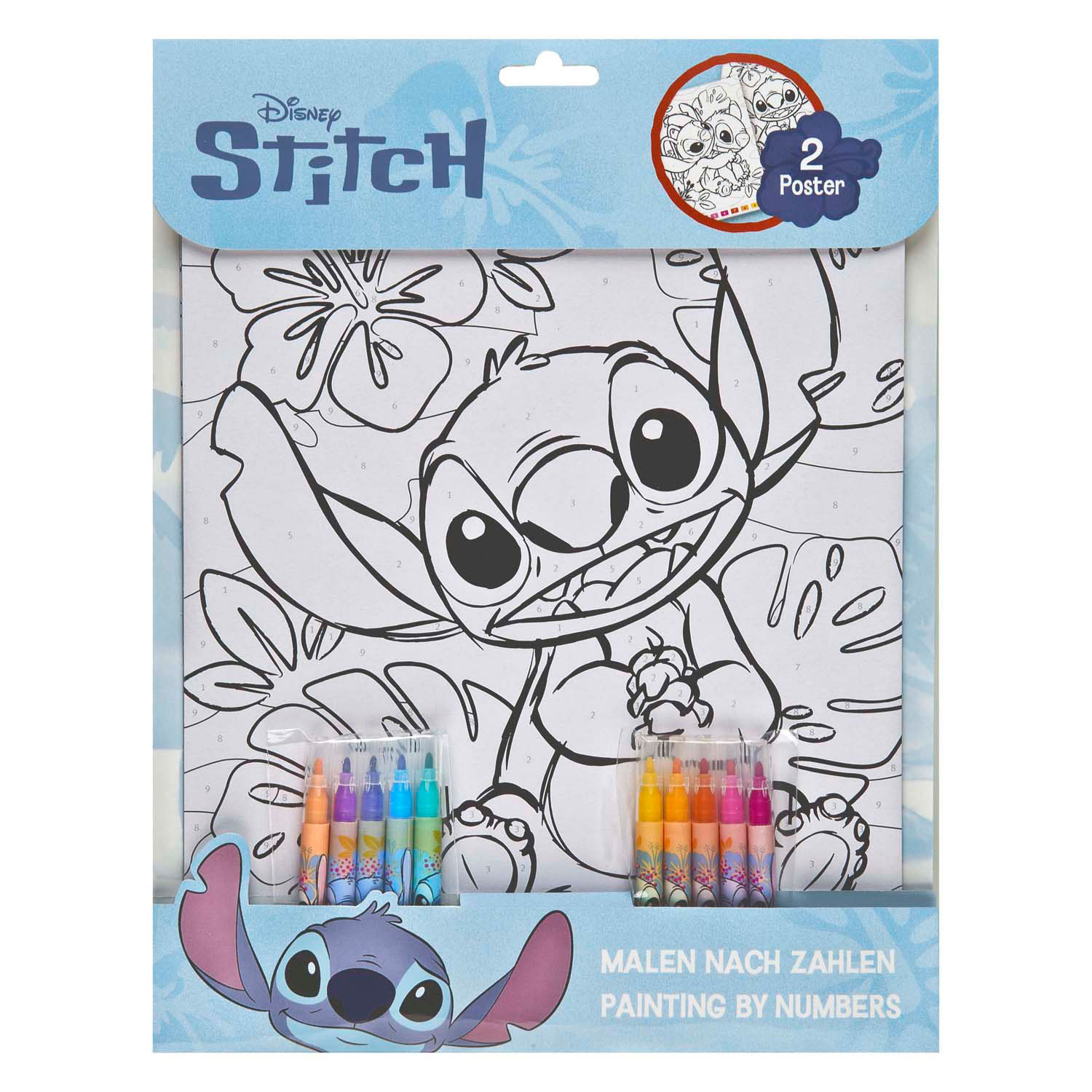 Kleuren op Nummer Set Stitch