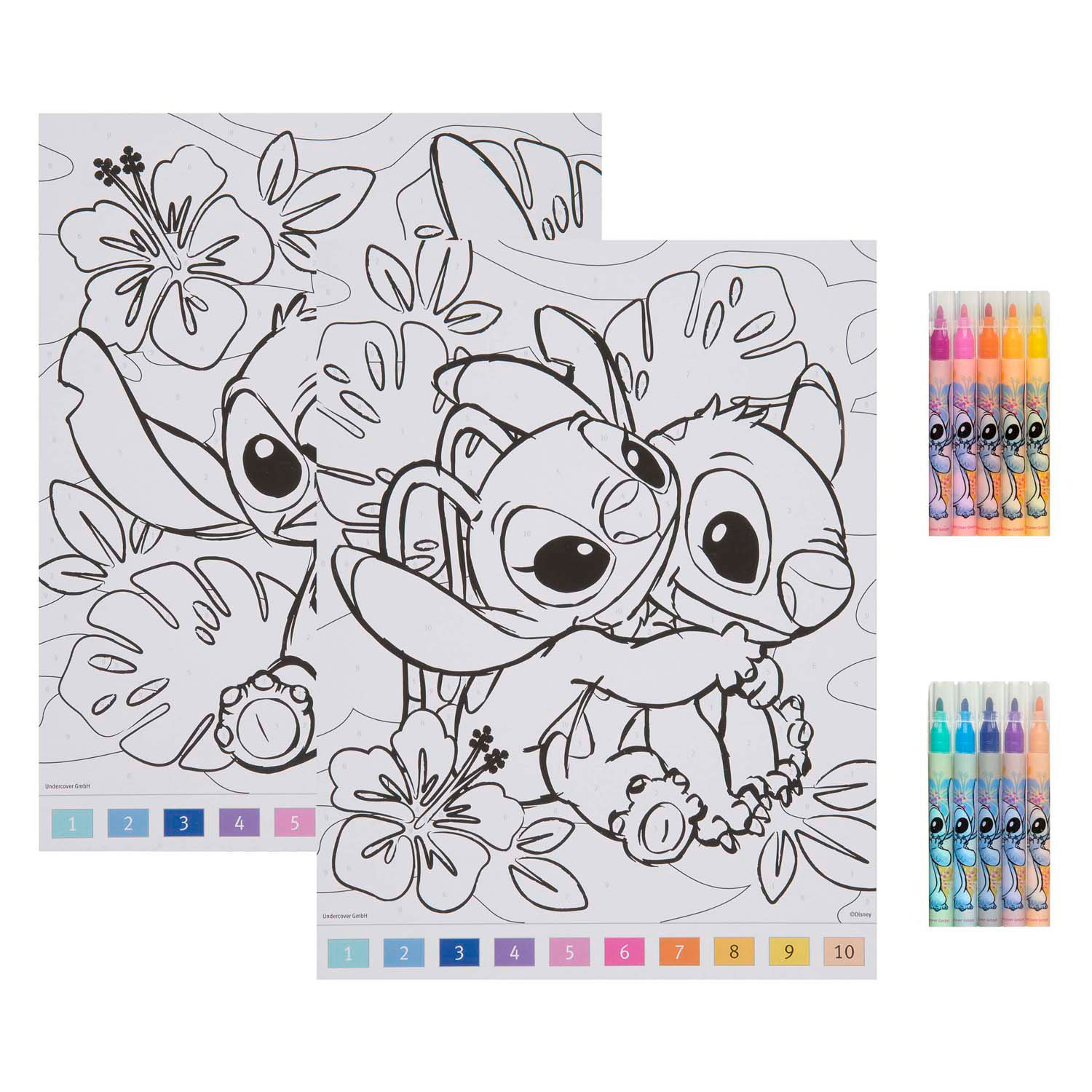 Kleuren op Nummer Set Stitch