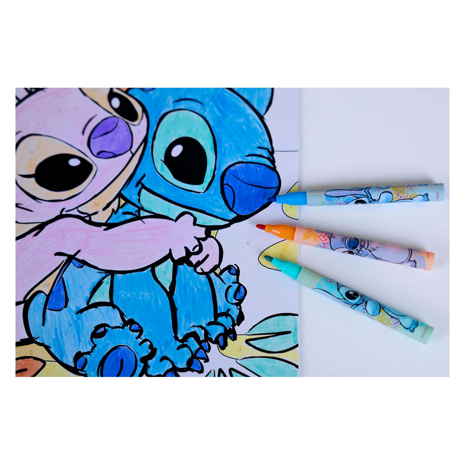 Kleuren op Nummer Set Stitch