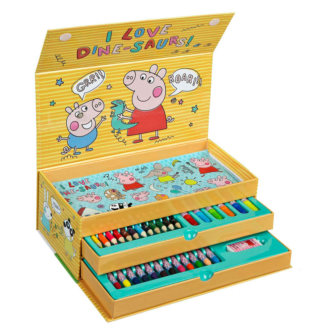 Malkoffer Peppa Pig - 44-teilig.