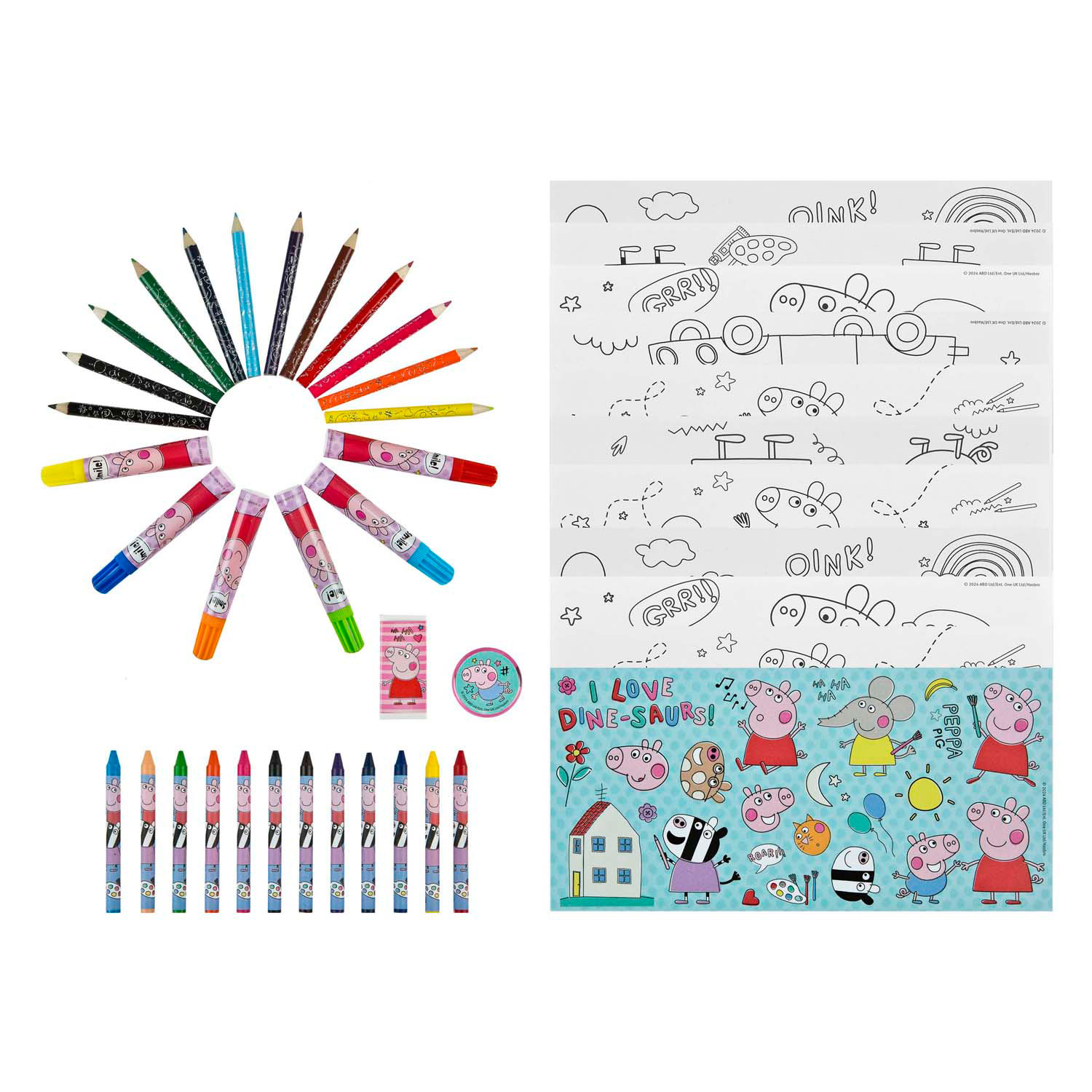 Malkoffer Peppa Pig - 44-teilig.