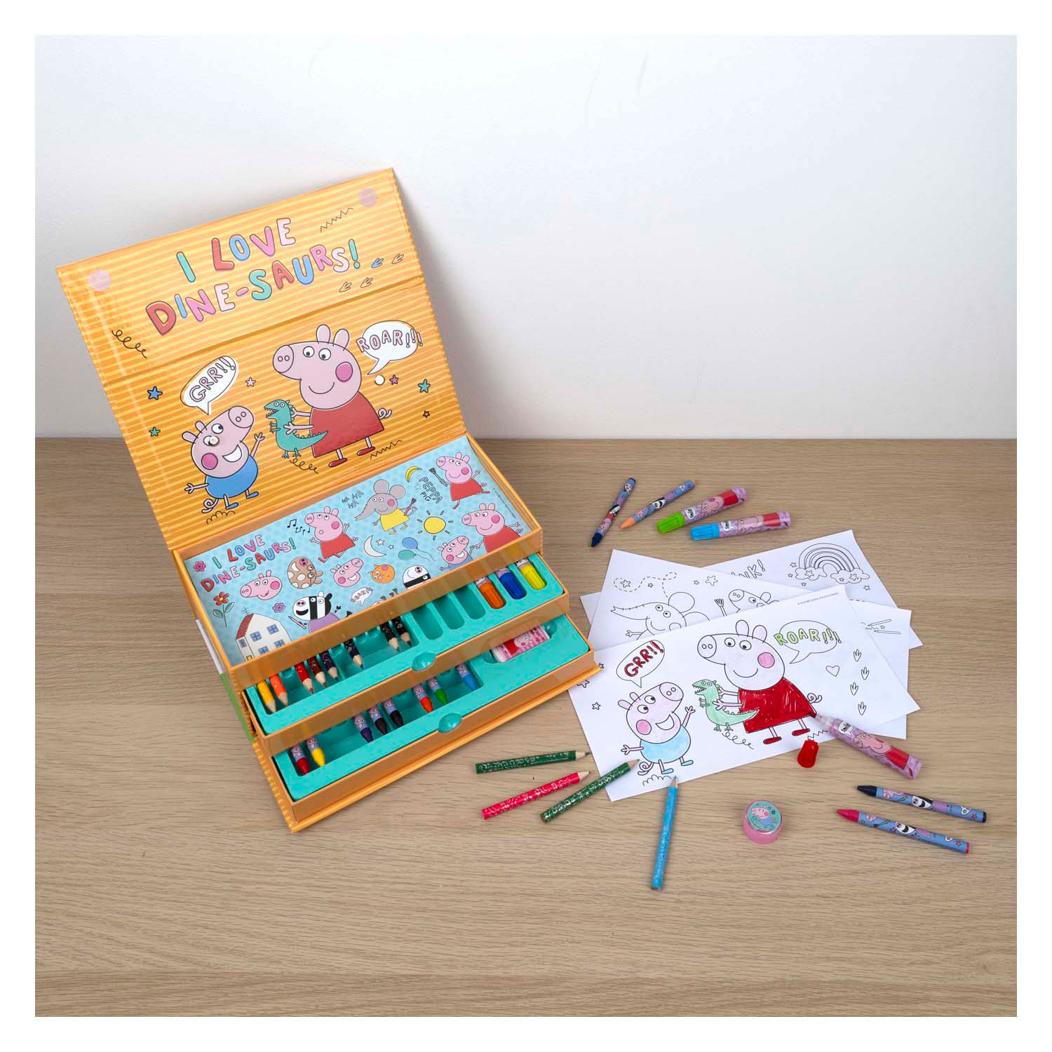 Malkoffer Peppa Pig - 44-teilig.