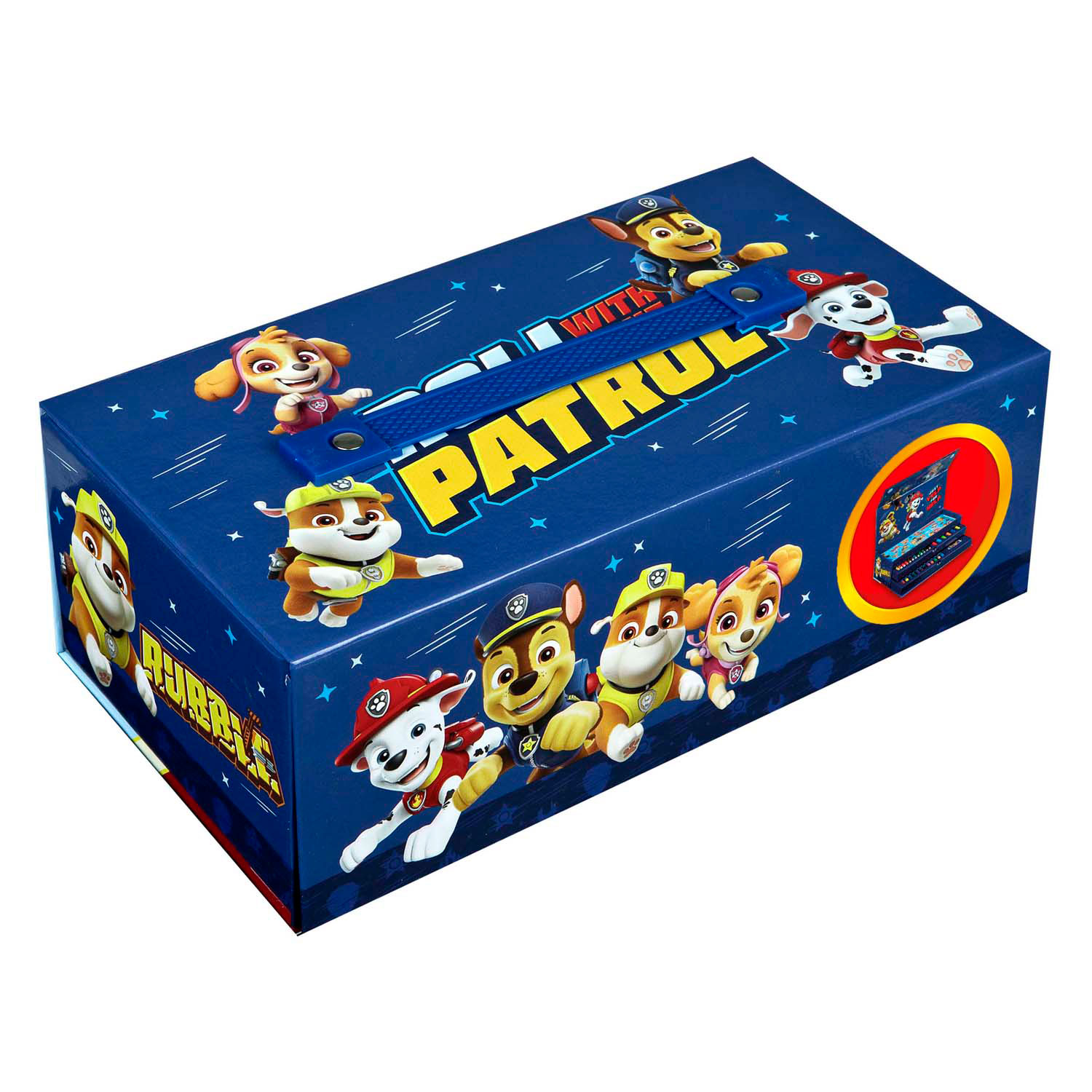 Coffret de coloriage Pat' Patrouille - 44 pièces.