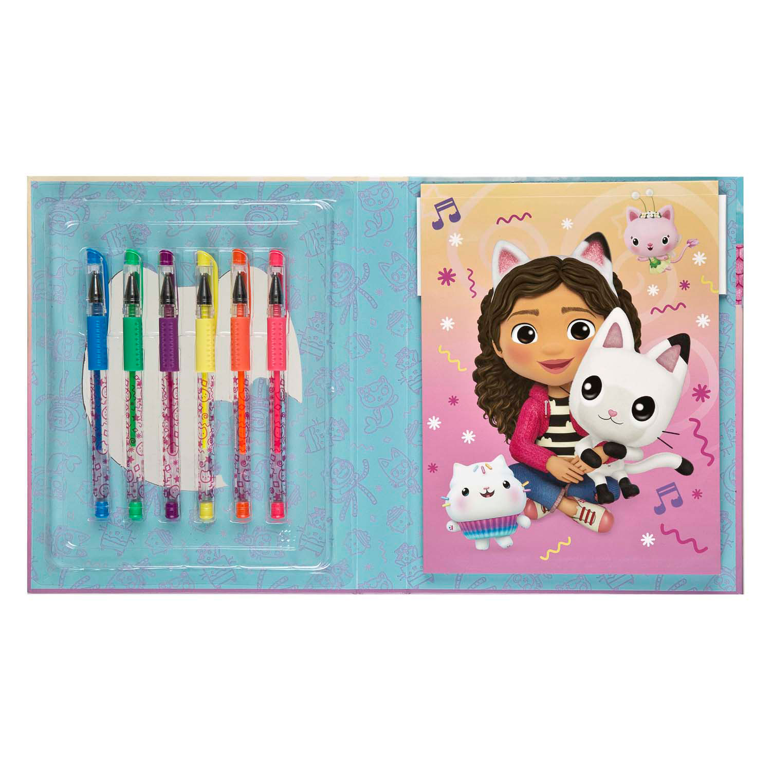 Kleurset met Gelpennen Gabby's Poppenhuis