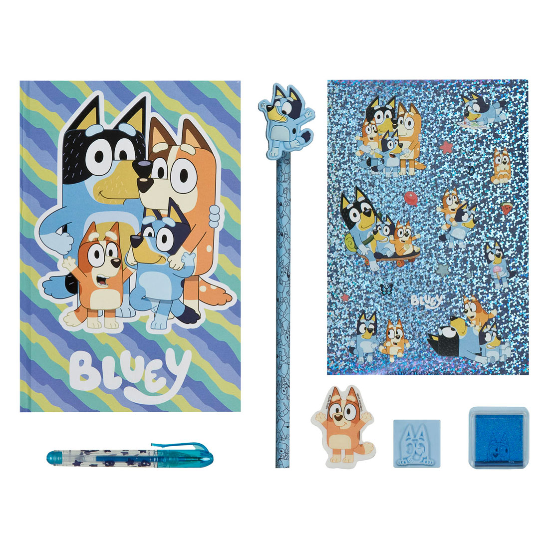 Bluey Notizblock-Set - 7-teilig.
