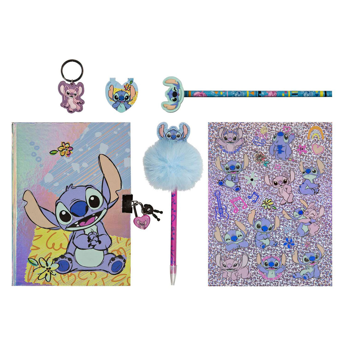 Glitter Dagboek Set Stitch - 6dlg.