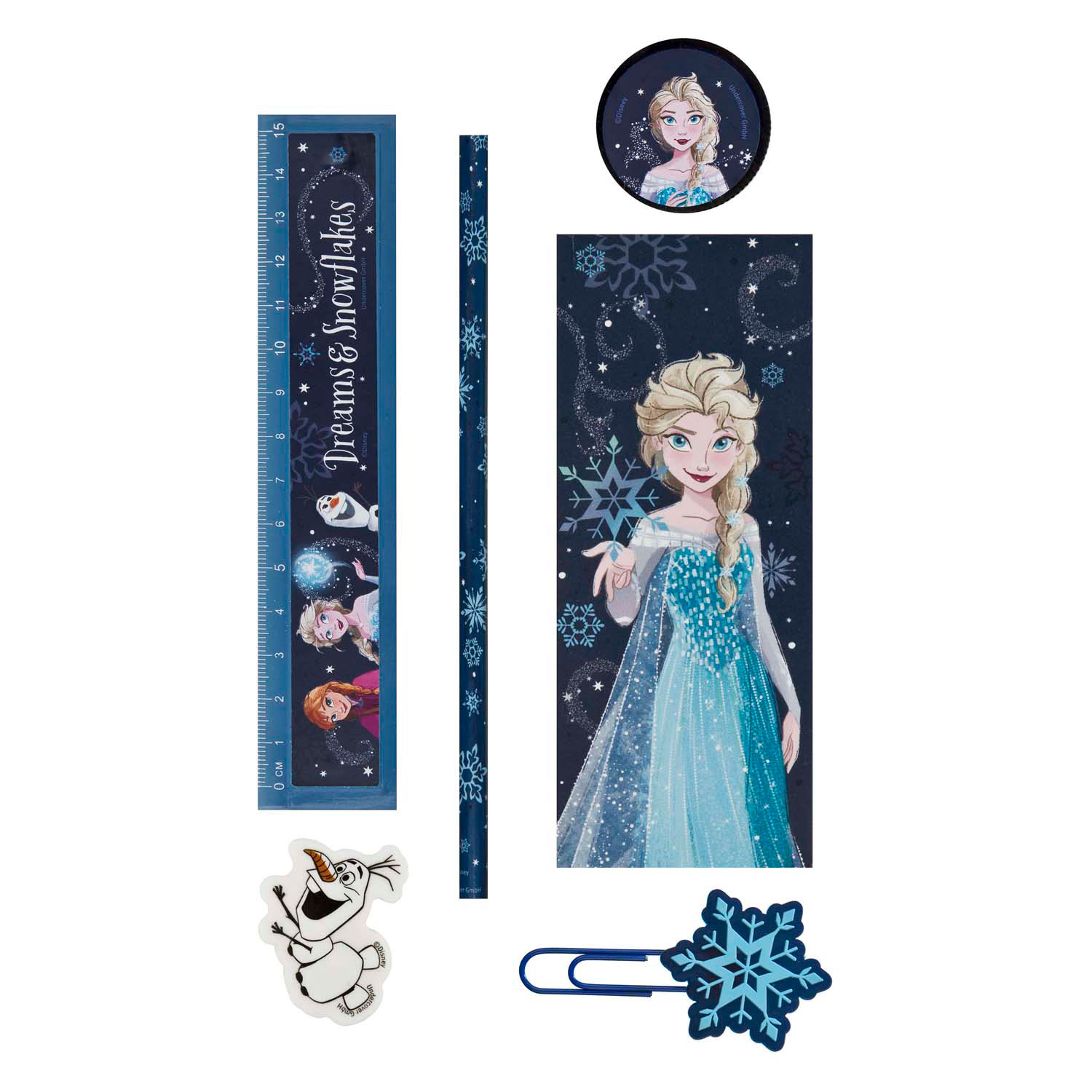 Schreibtischset Frozen - 7-teilig.