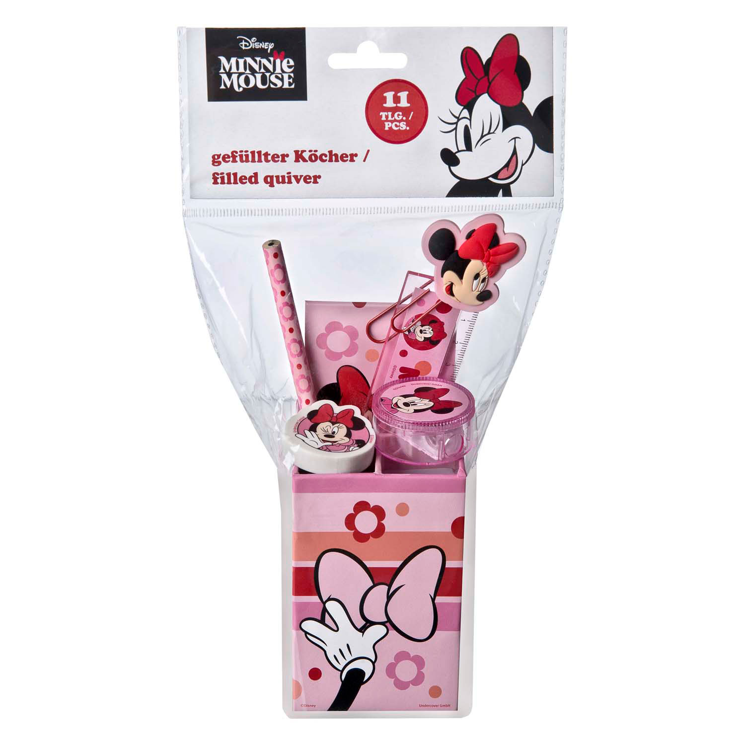 Minnie Mouse Schreibtisch - 7-teilig.