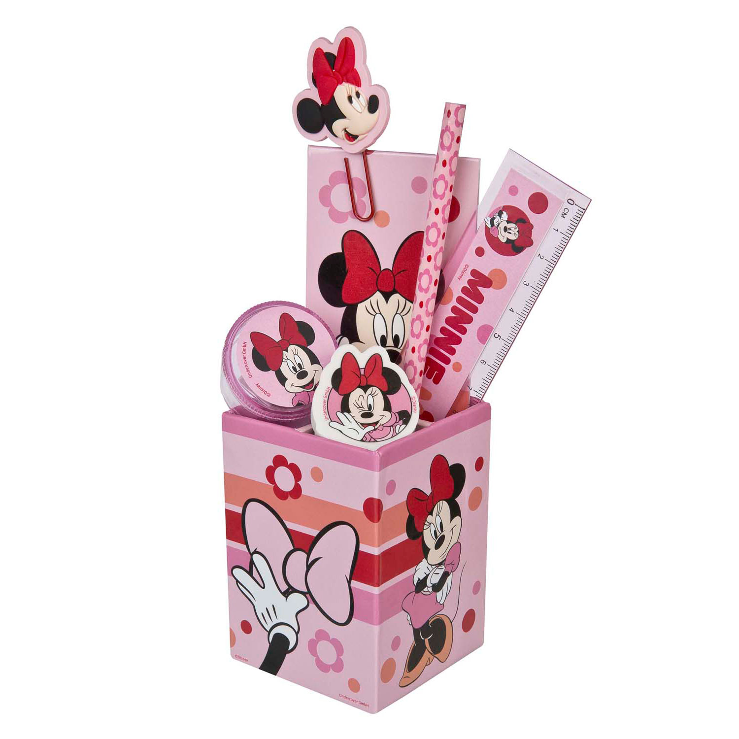Minnie Mouse Schreibtisch - 7-teilig.