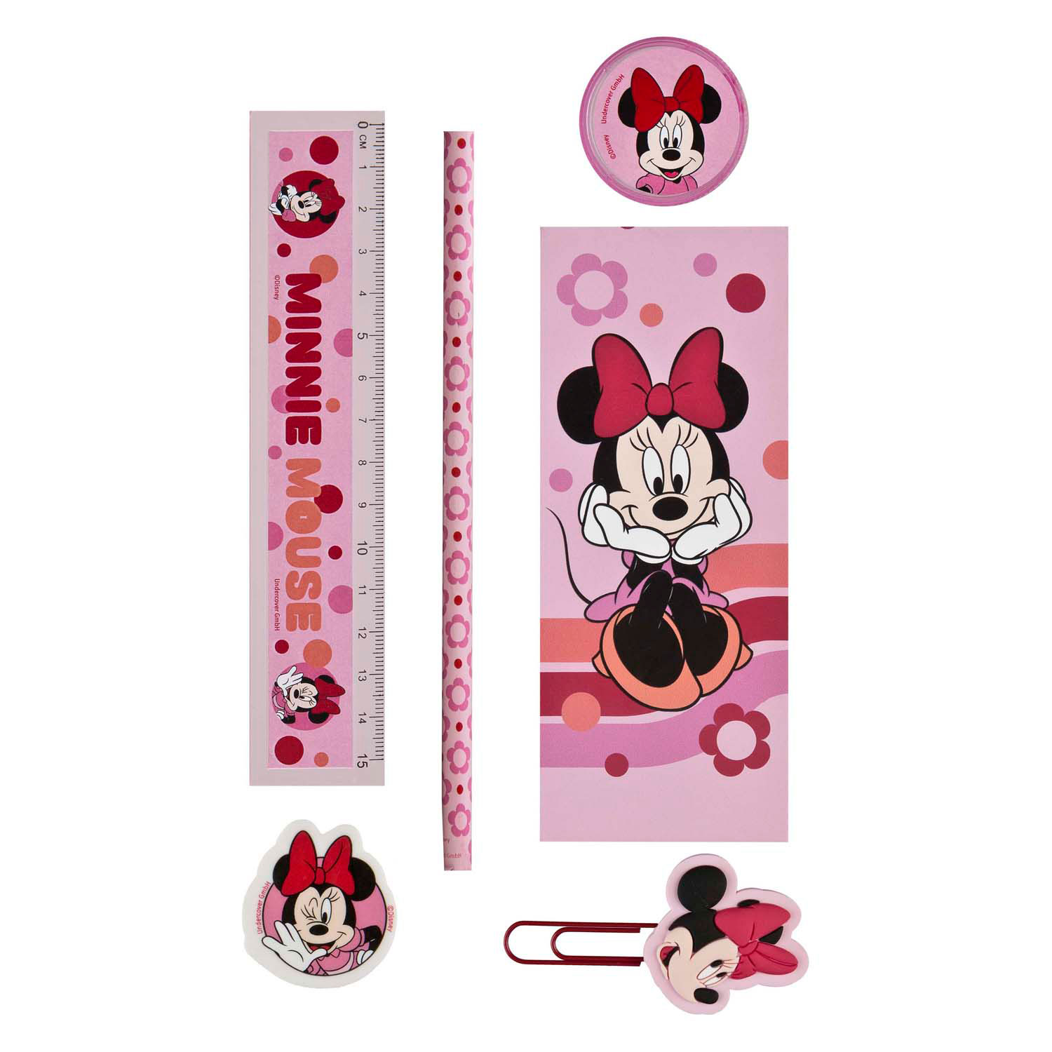 Minnie Mouse Schreibtisch - 7-teilig.
