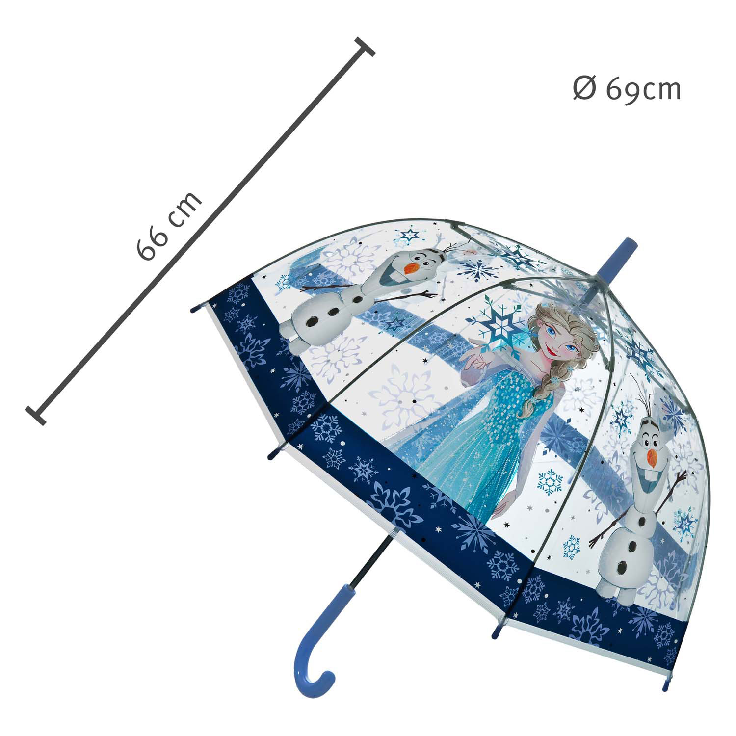 Transparante Paraplu Frozen