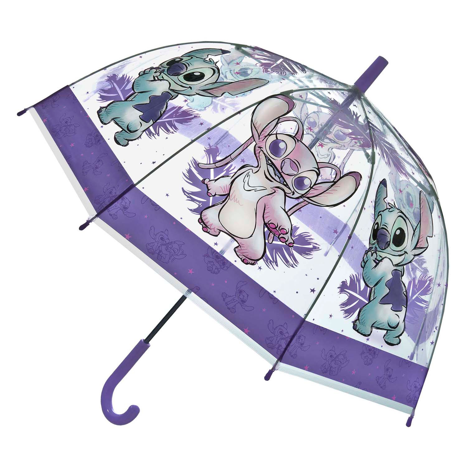 Point de parapluie transparent