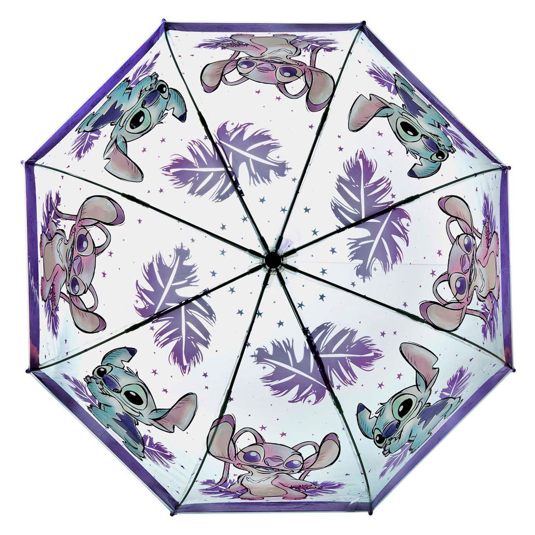 Point de parapluie transparent