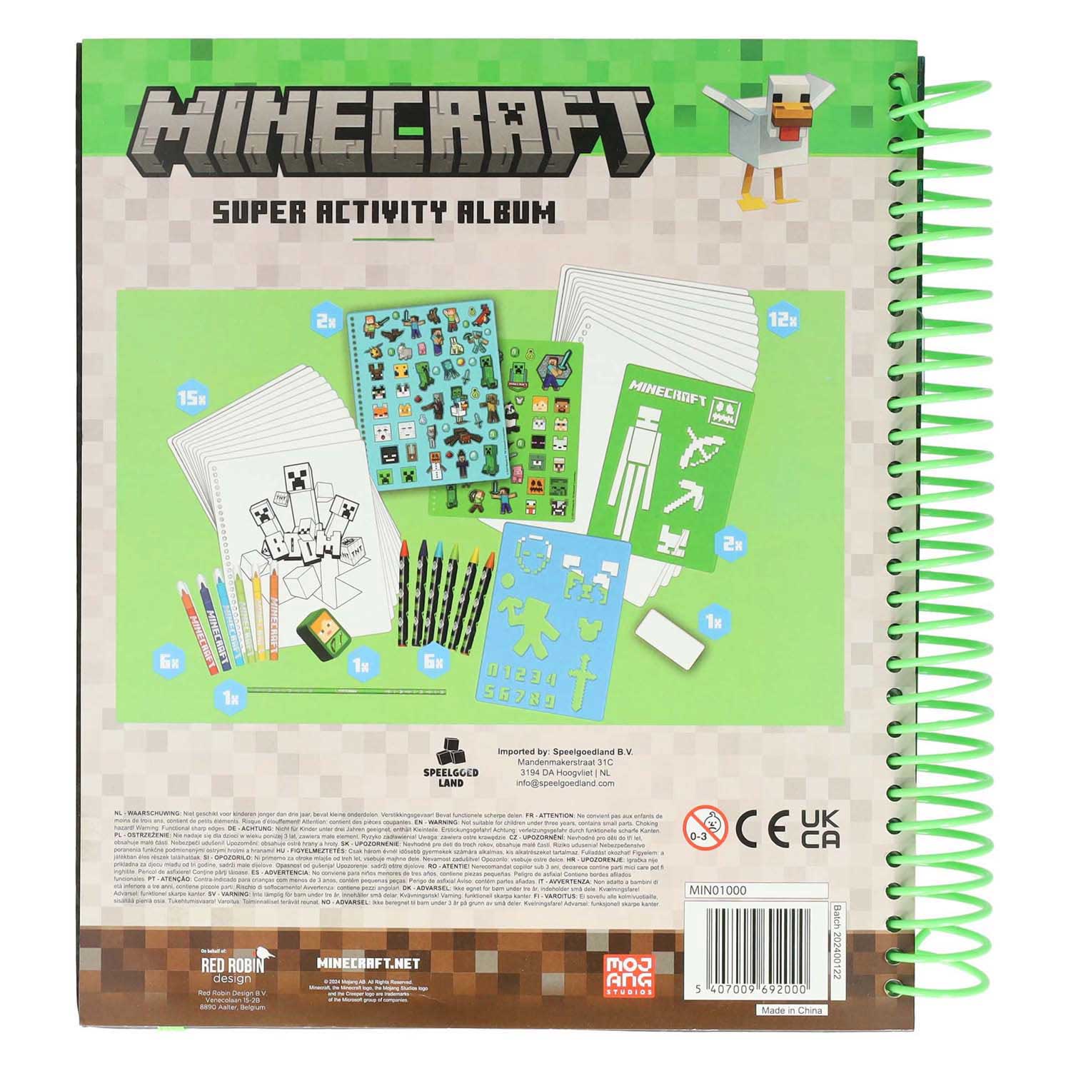 Minecraft Super Activiteitenboek met Stickers