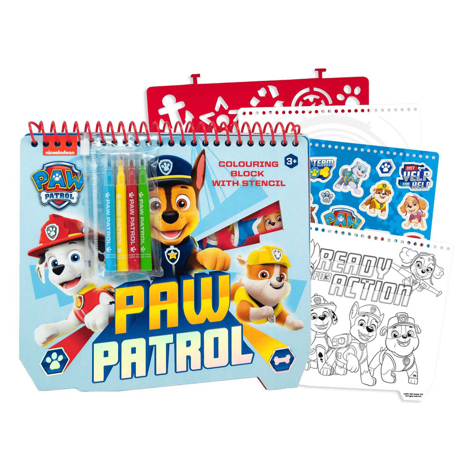 PAW Patrol Schablonen-Zeichenblock A4