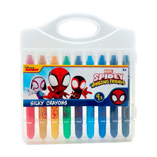 Crayons gel soyeux Spidey - 9 pièces