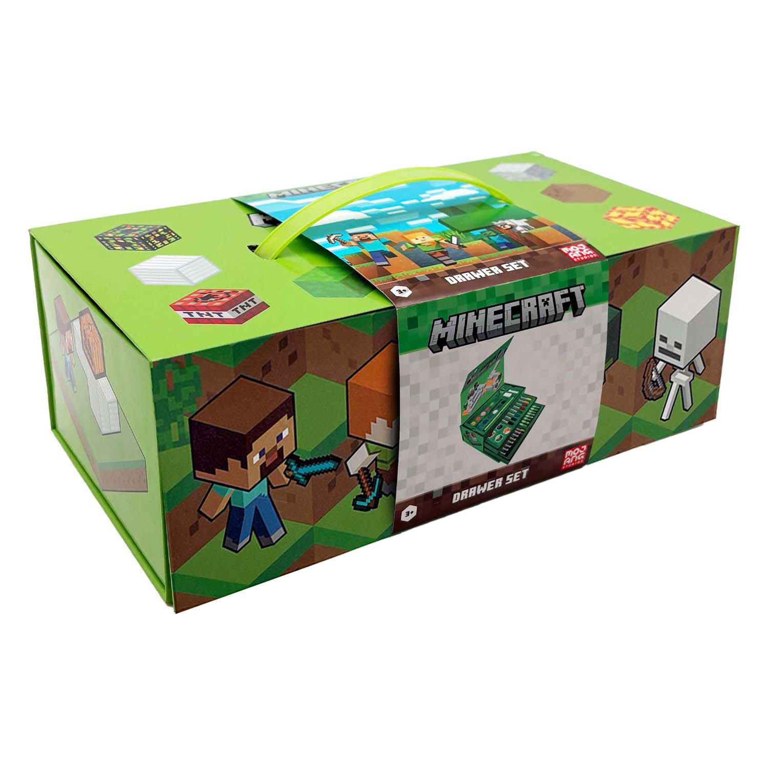 Coffret de coloriage Minecraft - 52 pièces.