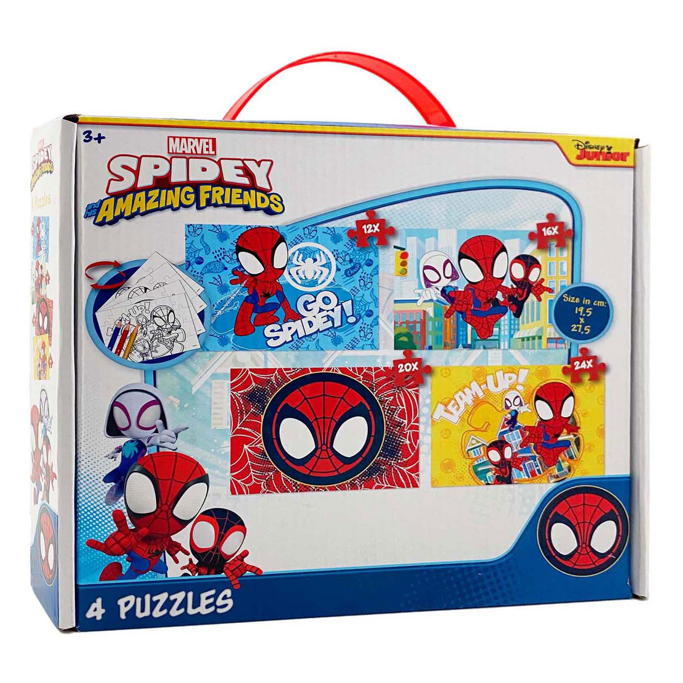 Spidey 4 Puzzels in Set