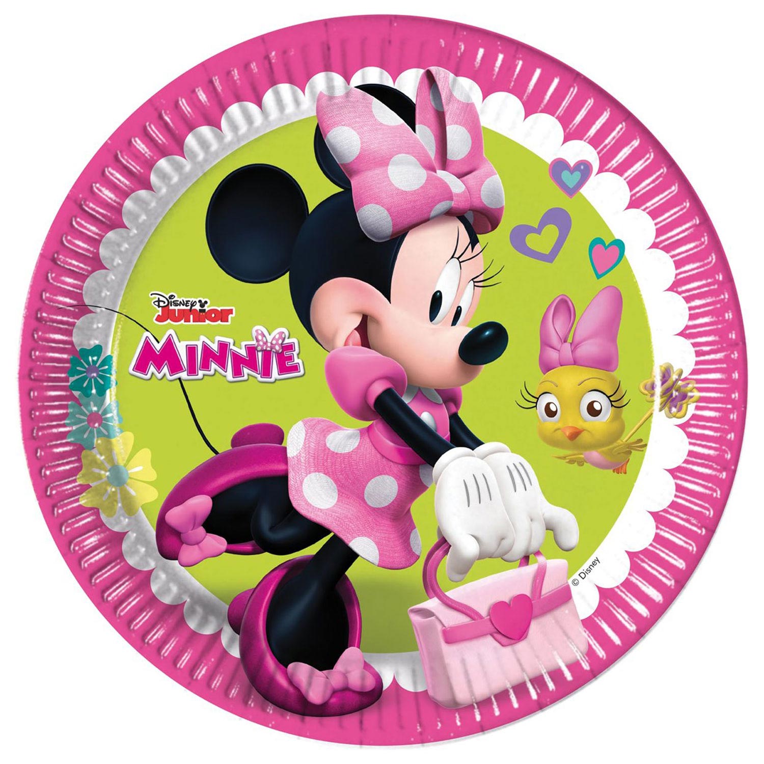 Minnie Mouse Bordjes, 8st.