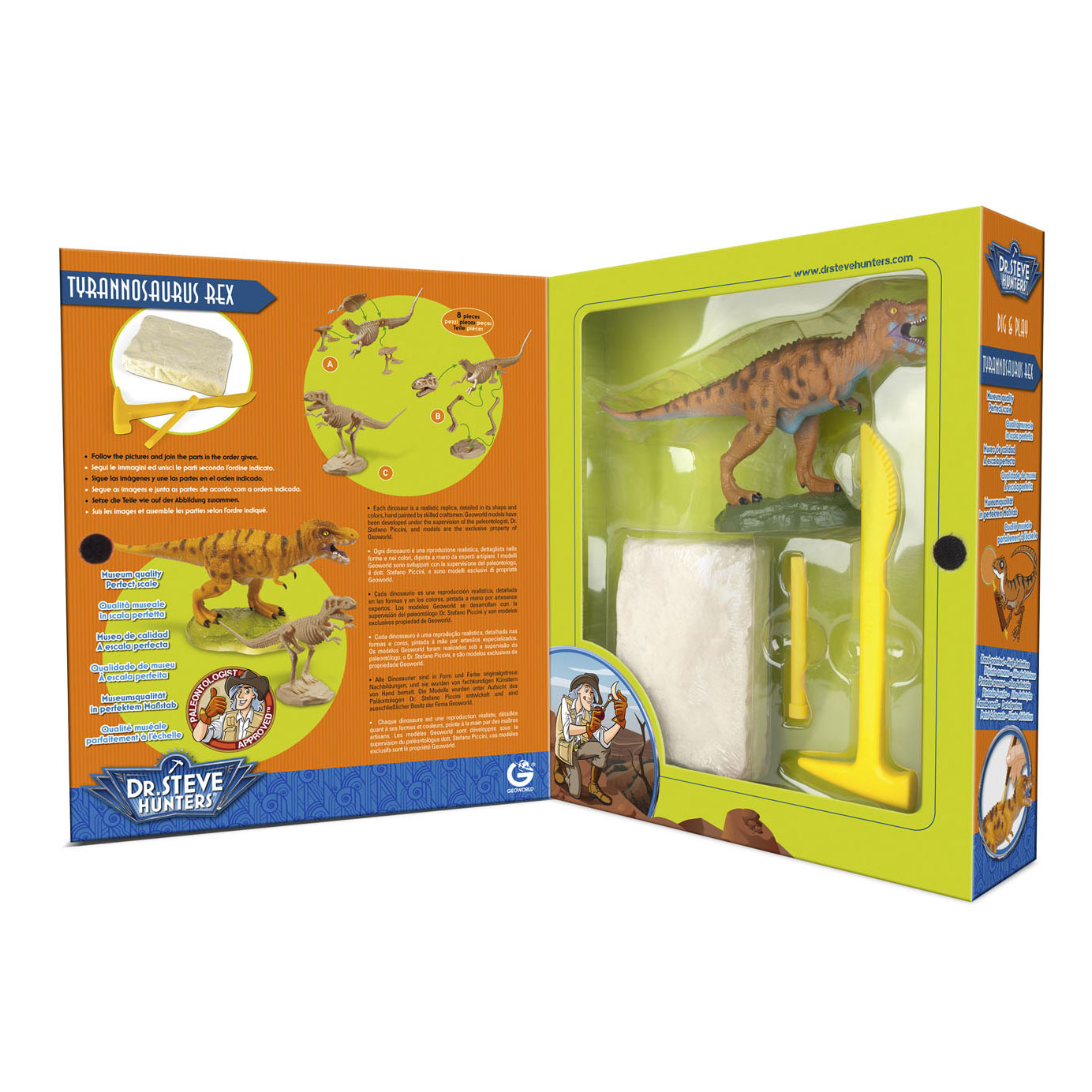 Geoworld Dino Graaf en Speel Kit - Tyrannosaurus Rex