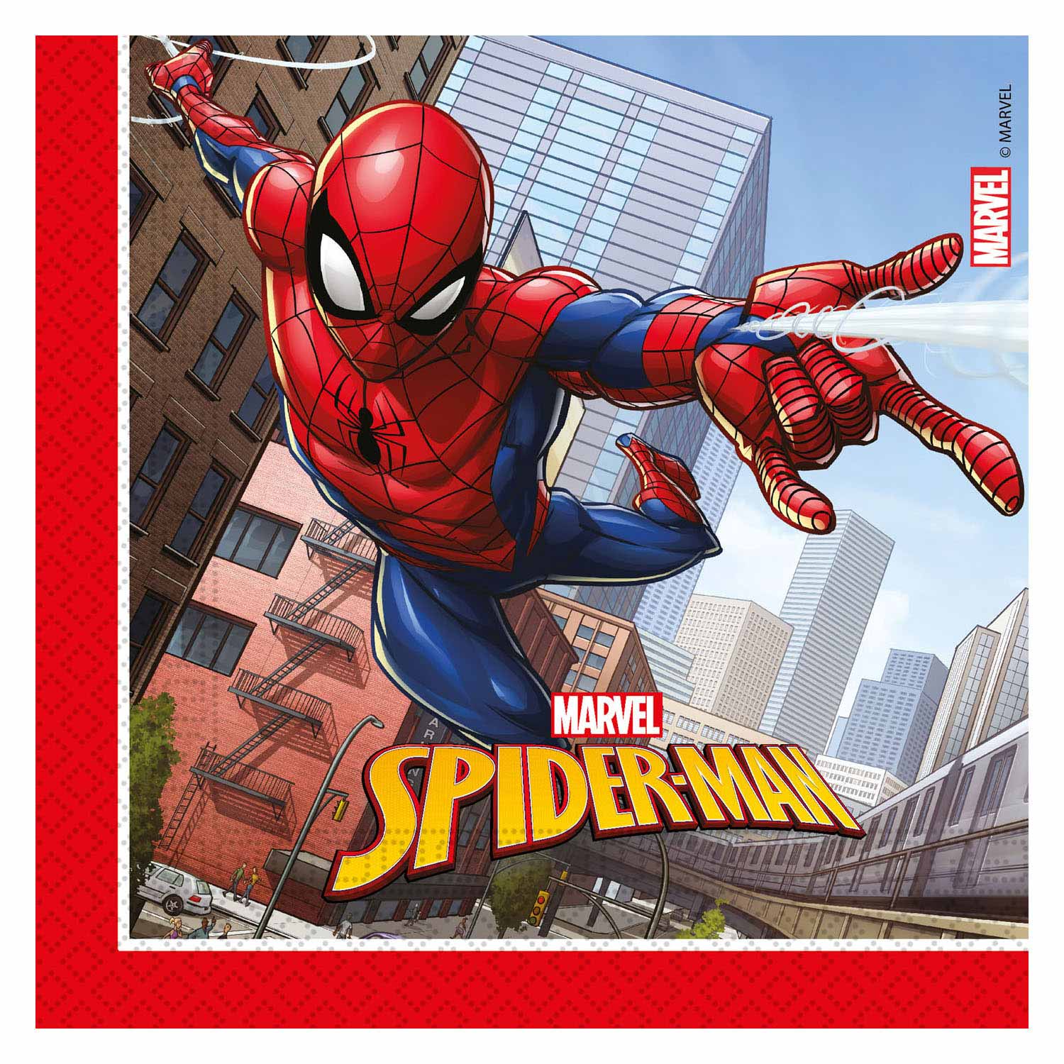 Serviettes en papier FSC Spider-Man, 20 pcs.